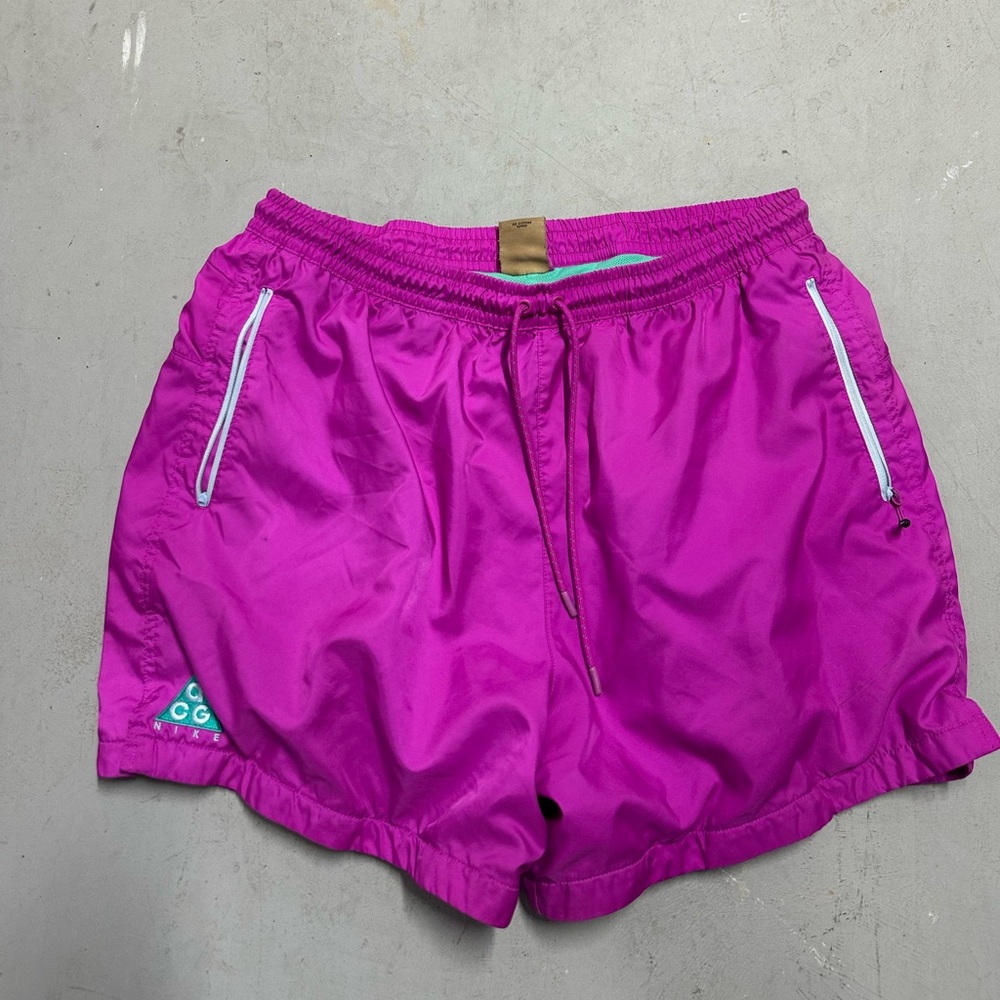 Nike NikeLab ACG Woven Shorts Mens XXL Magenta Pink AO8272 Trail Running